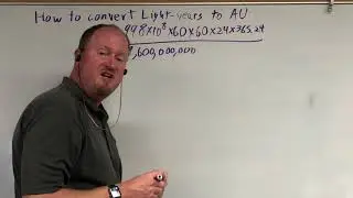 How to convert Light-years to AU