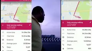 Early Morning Jogging on the Main Roads of Chennai