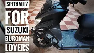 New Suzuki Burgman Latest Accessories | BS Auto Accessories Guard | Simatc Flasher