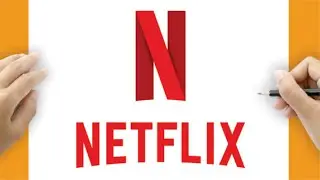 How To Draw The Netflix Logo easy step by step