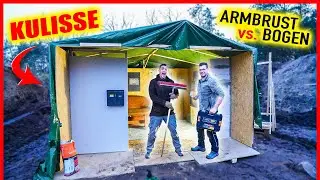 ARMBRUST vs BOGEN: So BAUT man die KULISSE f&uuml;r @SurvivalMattin @FritzMeinecke | Home Build Solution