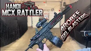 ДЕМО! НОВИНКА!🔥AROBEF - ИГРУШЕЧНЫЙ ГЕЛЕВЫЙ ШАРИКОВЫЙ БЛАСТЕР HANDI MCX RATTLER!!🔥На Amazon - Прод...