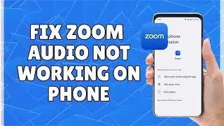 How to Fix Zoom Audio Not Working on Phone