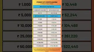 Power of Compounding Mirae Asset Large Cap Fund