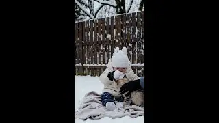 Snowy Companions #SnowyCompanions #WinterFriends #FurrySnowday #ColdWeatherCuddles #SnowyAdventure #