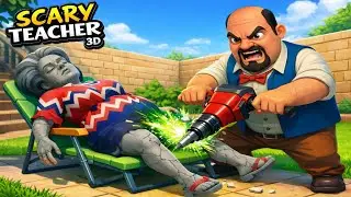CONCRETE PLAN PRANK IN SCARY TEACHER 3D | MOST FUNNY MISSION EVER!