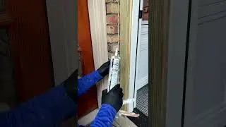 Do This When You Have A Large Gap To Fill Around Trim! #caulking #tipsandtricks #diy