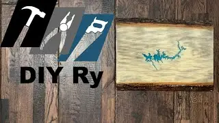 Cutting board - charcuterie board - laser engraved - epoxy inlay.