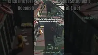 Barge Deconstruction 6 at Egret Tours Marina no mods Fallout Settlement