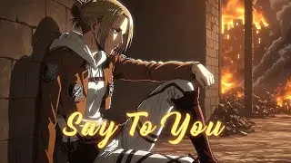 Nightcore - Say To You (rghvarchive, redwater)