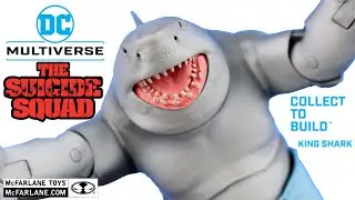 DC Multiverse KING SHARK / TUBARÃO REI BAF Esquadrão Suicida -  McFarlane Toys - Montagem e Review