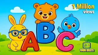 ABC Song for Kids | Fun Alphabet Learning with 3D Animation | Toon Beats