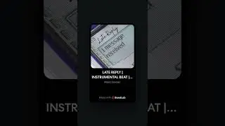 LATE REPLY |INSTRUMENTAL BEAT | PROD. DJLEXUSBEATZ 