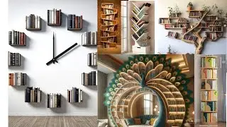 Book Rack design for Home||Modern Bookshelf ideas 2024