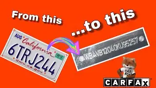 How To Find a Car's VIN from License Plate Number (VIN Number Hacking?)