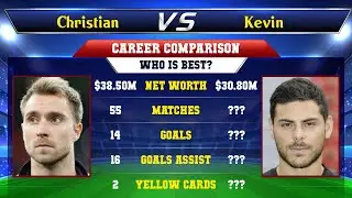Christian Eriksen VS Kevin Volland Football Stats