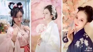 「TikTok 抖音」时尚|汉服|中国|精选汉服专辑，衣裳美人更美