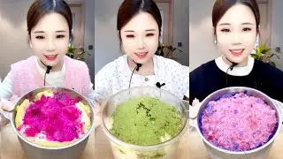 BLENDER ICE EATING || ASMR QIAN COLOURFUL & CRUNCHY BLENDER ICE EATING || YY ICE EATING || 2 HOURS💥💥
