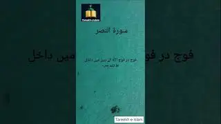 Surah al Nasr 110 Urdu Translation #Quran #IslamicShorts #QuranVerse #Islam #Shorts