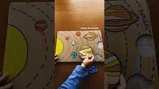 Rompecbezas 🧩 de los planetas! Para que sus peques aprendan el orden correcto! #carton #cardboard