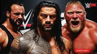 Roman Reigns vs Brock Lesnar vs Drew McIntyre | Clash of Beasts 🏆