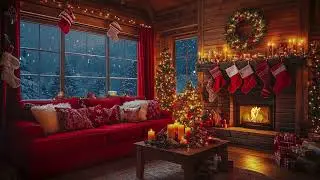 Winter Lantern Room 2025 | Gentle Piano with Hearth Fire Sounds for Quiet Rest and Serenity