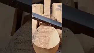 Wood cutting in this sharp blade