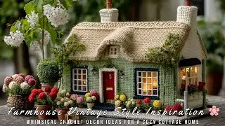 Whimsical Crochet Decor Ideas for a Cozy Cottage Home | Farmhouse Vintage Style Inspiration 🌸