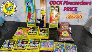 Cock Brand Murga Chaap Sri Kaliswari Fireworks latest Price 2025 #diwali #firecracker #crackers