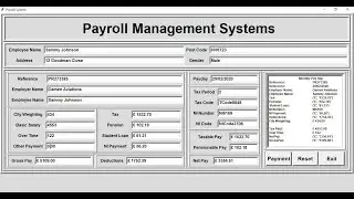 How to Create Advanced Payroll Management System in Python - Part 1 of 2