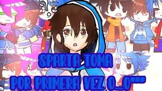 sparta aprende a beber 😨🍺🍺spartor y familia vk ❤💙❤{Dani otaku UwU