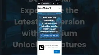 Wink Mod APK Download Experience the Latest Pro Version with Premium Unlocked Features | winkModAPK
