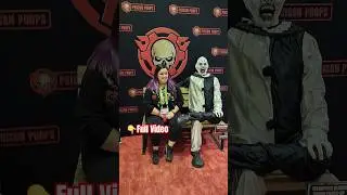 It got her 🤣 #haashow #transworld #poisonprops #scary #arttheclown #terrifier