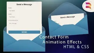 Contact Form Animation Effects HTML & CSS Riad360