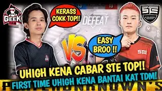 BATTLE MASTER‼️UHIGH KENA CABAR STE TOP🔥FIRST TIME UHIGH KENA BANTAI KAT TDM😱