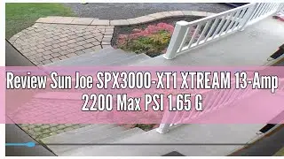 Review Sun Joe SPX3000-XT1 XTREAM 13-Amp 2200 Max PSI 1.65 GPM Electric High Pressure Washer