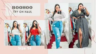 CURVY BOOHOO TRY ON HAUL 2021| SIZE 14 BOOHOO HAUL | PLUS NEW DOSSIER PERFUMES | ARAPANA SADEO