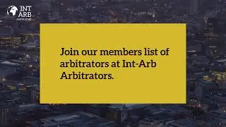 Int-Arb Arbitrators &ndash; Are you an arbitrator?