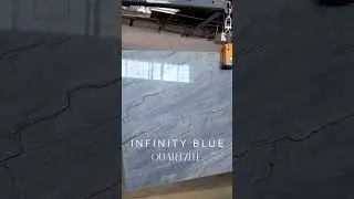 Infinity Blue Quartzite 💙 #stoneindustry #interiordesign #quartzite