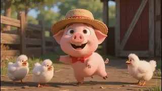 Pippin the Pig and His Lost Hat 🐷  Original Farm Song for Kids 🎶
