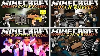 BEST OF COPS N ROBBERS! w/ SkyDoesMinecraft