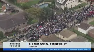 Thousands rally in Dearborn to support Palestine
