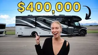INSIDE AN INSANE LUXURY RV IN MONTANA! 🇺🇸 (Our dream RV!!)