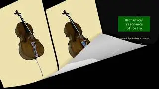 The mechanical resonance of cello