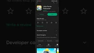 How to download little panda policeman l presented by Google gaming Gg0023 #gaming #kidsgames