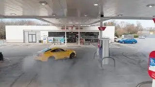 Drifting in a 7-Eleven Parking Lot with Pennzoil!