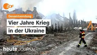 heute journal vom 22.02.2026 Ukraine-Krieg, Bilanz der Winterspiele, Arbeit f&uuml;r Asylbewerber