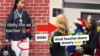 Substitute Stud Teacher  Wears Dildo To School And Says To Student Damn Shawdy Fired