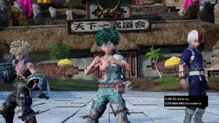 Jump Force Deku Bakugo Todoroki VS Naruto Sasuke Gaara