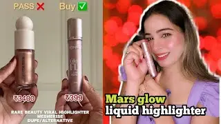 Mars fly glow liquid highlighter review 😊 #mars @mars #viral ||Priyanka kaur vlog 